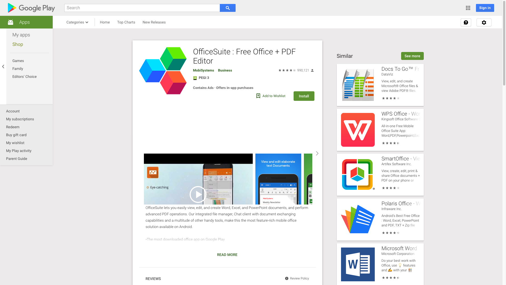 best office suite for android